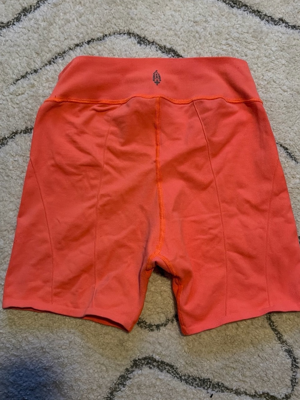 Free people movement Women’s bright orange Active Bike Shorts